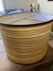 Elegant Mid-century Brass And Lucite Table Lamp With New Shade