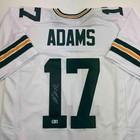 Autographed signed Davante Adams Green Bay White Jersey Beckett Bas Coa
