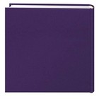 Fabric Frame Cover Photo Album 200 Pockets Hold 4x6 Photos  Grape Purple