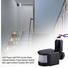 1-4 Pir Motion Sensor Detector Infrared Home 180   Light Control Switch 110v Ip44