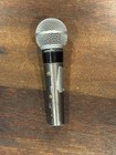 Vintage Shure Super-pro Wired Microphone Model Pe50sp With Pouch Bag Used