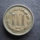 1869    Three Cent Nickel       Nice   - Free Shipping  C1713