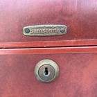 Vintage Samsonite Train Travel Case Shwayder Bros Luggage Carry-on Brown Cognac