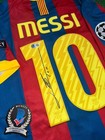 Lionel Messi Back Signed Fc Barcelona Home Jersey Authenticated By Beckett