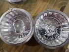 Vintage Rare Set Of 2 Eisenhower 1972 Silver Dollar Jello cake  Aluminum Molds