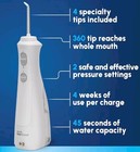 Waterpik Cordless Pearl Rechargeable Portable Water Flosser