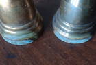 Pair Of Antique Brass Ceiling Or Wall Sconce Art Deco Light Fixture Canopy