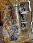 Triple Taps Draft Beer Tower Dispenser Stainless Steel Keg Beer Tower Kegerator