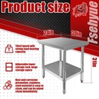 24 X 30 X 32 Inch Stainless Steel Work Table Commercial Worktable   Workstation