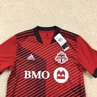 Adidas Toronto Fc Soccer Jersey Mens Medium Red New Gk1411