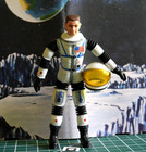 1966 Mattel Major Matt Mason W  Space Helmet - No Broken Wires - Ex