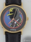 Timex Disney Character Watch Gold-tone Case Black Strap