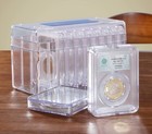 10 Pcs Ngc pcgs Coin Slab Protection Case W  Storage Box Anti Tarnish Hairlines