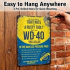 Funny Workshop Metal Sign 8x12 Wd-40 Retro Tin Wall Decor For Garage   Man Cave