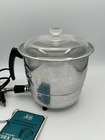 Vtg Manning Bowman 3 Quart Corn Popper W  Glass Lid Model 355011a Works Clean