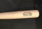 Steven Matz Game Model Woodgrain Marucci Baseball Bat New York Mets