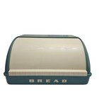 Vintage Lincoln Beautyware   Lustroware Aqua Blue Bread Box   Canister Set 1950s