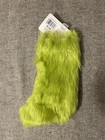 New  Dr  Seuss The Grinch 9  Furry Face Stocking By Ruz