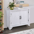 40  Console Table Retro Entryway Table Sofa Table With Adjustable Storage Shelf