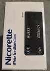 Nicorette 2mg White Ice Mint Nicotine Gum  100 Pieces       fresh        