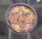 1862 1 U s  Three Cent Silver 3cs Anacs Ms61  120   toning   Uncirculated Ecc c