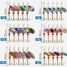 30 Pcs Fishing Lures Metal Spinner Baits Bass Tackle Crankbait Trout Spoon Trout