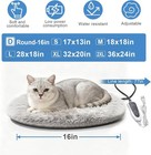 Pet Heating Pad Cats Electric Outdoor Cat Warming Bed Mat With Chew Resistant Us