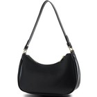 Shoulder Bag For Women Trendy Crossbody Purse Vegan Leather Clutch Black