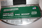 Brand New Masterforce Drywall Scoop 6 1 2 x 9  Stainless Steel-new