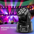 U king Moving Head Light Rgbw Stage Lighting Dj Lights 7 X 10w Led Beam Spotl   