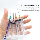 Glue Applicator Syringe With Blunt Tip Needle And Cap  For Liquid  Glue    