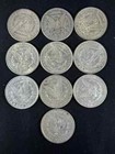 Morgan Dollars 1878-1893 Cc - Lot Of 5 Uncirculated Mixed Dates Au bu Coins
