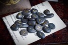 25 Rune Stones   Bag Tree Of Life Wicca Pagan Witchcraft Divination Faux Leather
