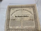 Galveston Houston   Henderson Railroad Co  100 Bonds No 13705 Usa Nov 30 1877