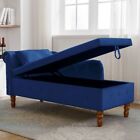 Modern Velvet Chaise Lounge Indoor With Storage Upholstered Chaise Lounges Sofa
