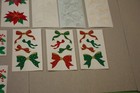 Vintage Lot Mrs  Grossman s Stickers 90s Christmas  Bells  Bows  Gifts  Lights