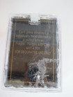 Hand Crafted Glass Christmas Tree Ornament In Plastic Case Snowman W  Children