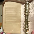 Kate Spade New York Gold Metallic Zip-around Wellesley 6-ring Planner Organizer