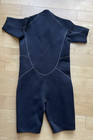 Sea Skin Wetsuit Adult Size L  Unisex Front Zip Black   Gray Stitch