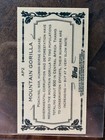 2011 Topps Allen   Ginter   s Mountain Gorilla Mini Tobacco Card  ap2