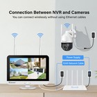 Jennov Wireless Security Camera System Outdoor 10ch Cctv Wifi Nvr Monitor Kit