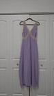 Vintage Lavender Sleeveless Dress   Comes With Free Handbag