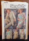 Simplicity Sewing Pattern 7312 Misses Top Skirt Pants Jacket Dress Size 10 Uncut