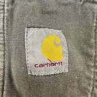 Carhartt Overalls Mens 34x30 Grey Relaxed Fit Double Knee Duck Canvas Unlined