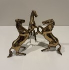 Vintage Mid Century Modern Three Horses Sculpture