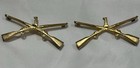 Pair Of Two Sew On 1st Infantry 1906 Collar Insignia Nice Set 