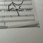Lin-manuel Miranda Hamilton Broadway Signed Alexander Hamilton Lyric Music Sheet