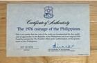 1976 Republic Of The Philippines - 8 Coin Silver Proof Set   W case   Coa