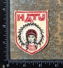 Vintage Utah Native American Indian Headdress Travel Souvenir Patch Voyager