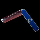 Vintage Stratton Made In England Blue Handle With Sunburst Design - Folding Comb